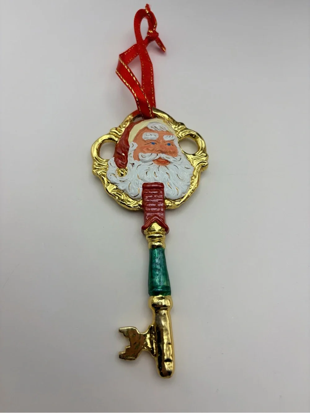 Santa's Magic Key Ornament, Holiday Tradition for Homes without a Chimney, 4.75”